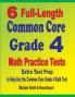 6 Full-Length Common Core Grade 4 Math Practice Tests: Extra Test Prep to Help Ace the Common Core Grade 4 Math Test
