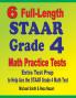 6 Full-Length STAAR Grade 4 Math Practice Tests