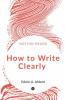 How To Write Clearly