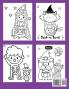 Halloween Coloring Book for Kids 3-8