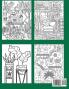 Houseplants Coloring Book
