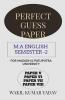 Perfect Guess Paper M.A English Semester -2