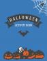 Halloween Activity Book: 8.5 X 11 Notebook College Ruled Line Paper