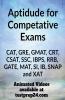 Aptitude For Cat Gre Gmat Crt Csat Ssc Ibps Rrb Gate Mat Si Ib Snap And Xat: Quantitative Aptitude For All Competative Exams Like Cat Gre Gmat Crt Csat Ssc Ibps Rrb Gate Mat ...