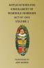 Applications For Enrollment of Seminole Newborn  Volume I