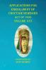 Applications For Enrollment of Choctaw  Newborn Act of 1905    Volume XVI