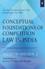 Conceptual Foundation Of Competition Law In India : Law And Interpretation Of The Competition Act 2002. Foreword By Justice N. Santosh Hegde