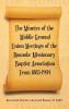 The Minutes of the Middle Ground Union Meetings of the Roanoke Missionary Baptist Association from 1883-1904