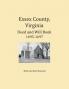Essex County Virginia Deed and Will Abstracts 1695-1697