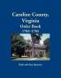 Caroline County Virginia Order Book 1783-1784