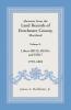 Abstracts from the Land Records of Dorchester County Maryland Volume L