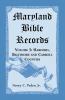 Maryland Bible Records Volume 5
