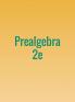 Prealgebra 2e