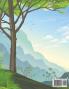 Peace in the Clouds Around Mountains Coloring Book