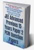JEE Advanced Previous 15 Years Paper 2 PCM Question Papers : IIT Past Years PYQs 2007-2021