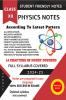 XII PHYSICS NOTES: STUDENT FRIENDLY NOTES