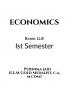 Economics : B.Com. LL.B (Ist Sem.)