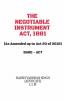 The Negotiable Instrument Act 1881 - Bare Act: Bare - Act