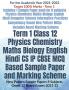Term 1 Class 12 Physics Chemistry Maths Biology English Hindi CS IP CBSE MCQ Based Sample Paper and Marking Scheme : New Pattern Sample Papers 8 Subjects Grade 12 Board Exams 2021-22