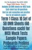 Term 1 Class 10 Set Of 50 Omr Sheets (60 Questions Each) For Mcq Mock Tests Sample Papers Preboards Prelims: Self-Practice Mcqs For All Subjects Grade 10 Cbse Board Exams 2021-22