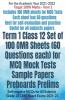 Term 1 Class 12 Set Of 100 Omr Sheets (60 Questions Each) For Mcq Mock Tests Sample Papers Preboards Prelims: Self-Practice Mcqs For All Subjects Grade 12 Cbse Board Exams 2021-22