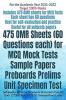 475 OMR Sheets (60 Questions each) for MCQ Mock Tests Sample Papers Preboards Prelims Unit Specimen Test : Self-practice MCQs for All Subjects Worksheets Class 10 Grade 12 CBSE Term 1 ICSE ISC Seme...