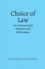 Choice Of Law In International Commercial Arbitration