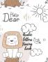Arabic letters tracing book
