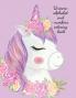 Unicorn alphabet and numbers coloring book