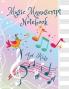 Music Manuscript Notebook For Kids