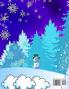 White Christmas coloring book for kids