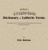 Mottola's Cyclopedic Dictionary of Lutherie Terms