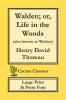Walden; or Life in the Woods (Cactus Classics Large Print)