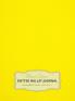 Large 8.5 x 11 Dotted Bullet Journal (Yellow #6) Hardcover - 245 Numbered Pages