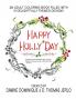 Happy Holly'Day Adult Coloring Book