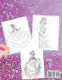 Princess Coloring Book: Cute And Adorable Princess Coloring Book For Girls Ages 3-9