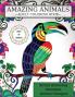 Amazing Animals Coloring Book: Adult Coloring Book Stress Relieving Mandala Animal Designs
