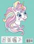 Mandala unicorn coloring book for women