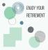 Happy Retirement Guest Book with lined pages (hardback)