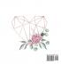 Guest Book for visitors and guests to sign at a party wedding baby or bridal shower (hardback)