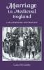 Marriage in Medieval England
