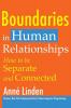 Boundaries in Human Relationships