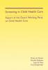 Screening in Child Health Care