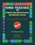 Hindi Teacher for English Speaking People Advanced Level