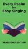 Every Psalm for Easy Singing