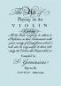 The Art of Playing on the Violin. [Facsimile of 1751 edition].