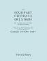 Four-Part Chorals of J.S. Bach. (Volumes 1 and 2 in One Book). with German Text and English Translations. (Facsimile 1929). Includes Four-Part Chorals Nos. 1-405 and Melodies Nos. 406-490. with Music.