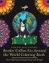 Border Collies Go Around the World Coloring Book