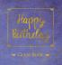 Birthday Guest Book HARDCOVER Birthday Party Guest Comments Book