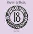 Happy 18 Birthday Party Guest Book (Girl) Birthday Guest Book Keepsake Birthday Gift Wishes Gift Log Comments and Memories.